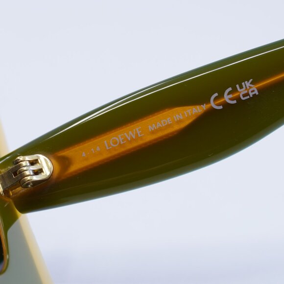 Loewe LW40140U 20A Sunglasses Black/Orange Cat Eye Frame, Grey Lenses - Picture 10 of 11